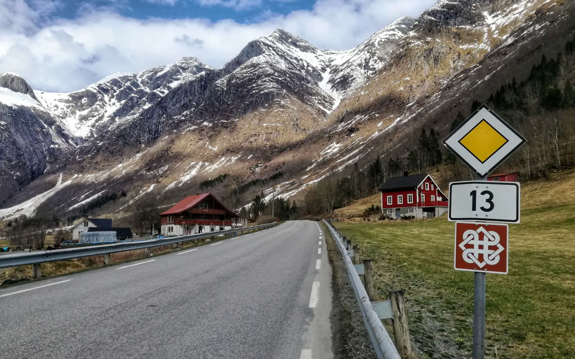 Landschaftsroute Gaularfjellet Norwegen Traumstraße