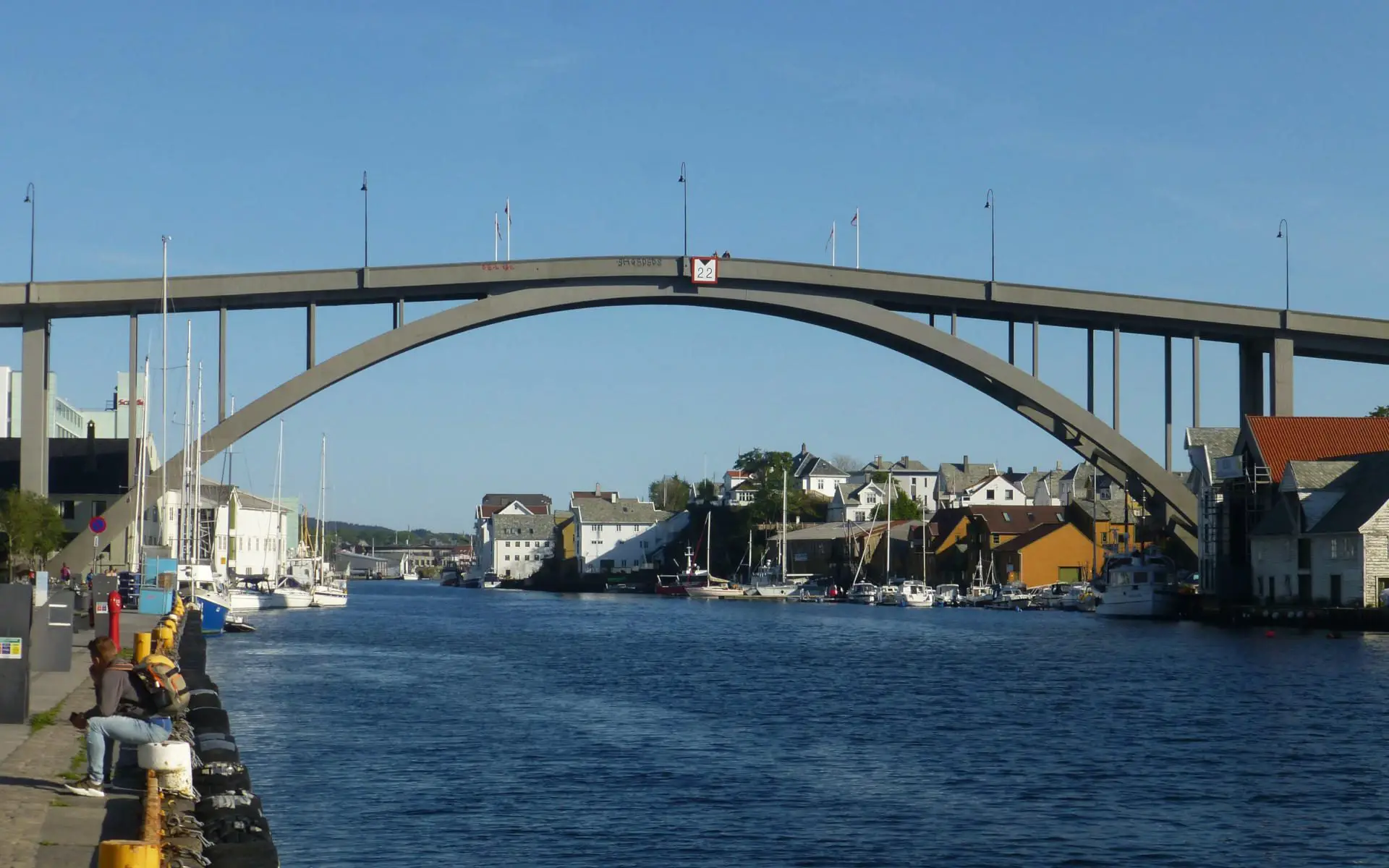 Haugesund Sehenswürdigkeiten Risøy Brücke