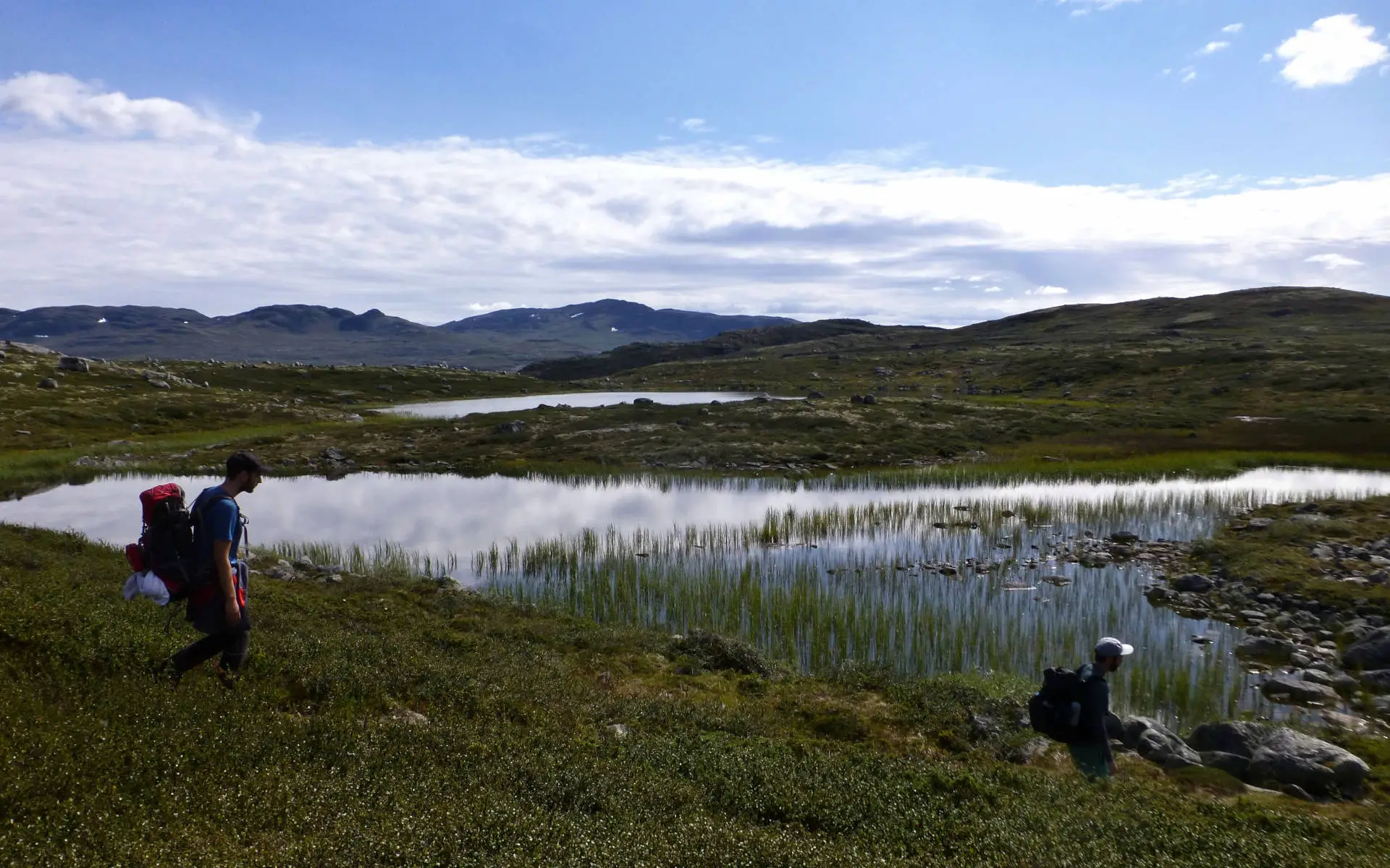 Hardangervidda Hüttenwanderung in Norwegen