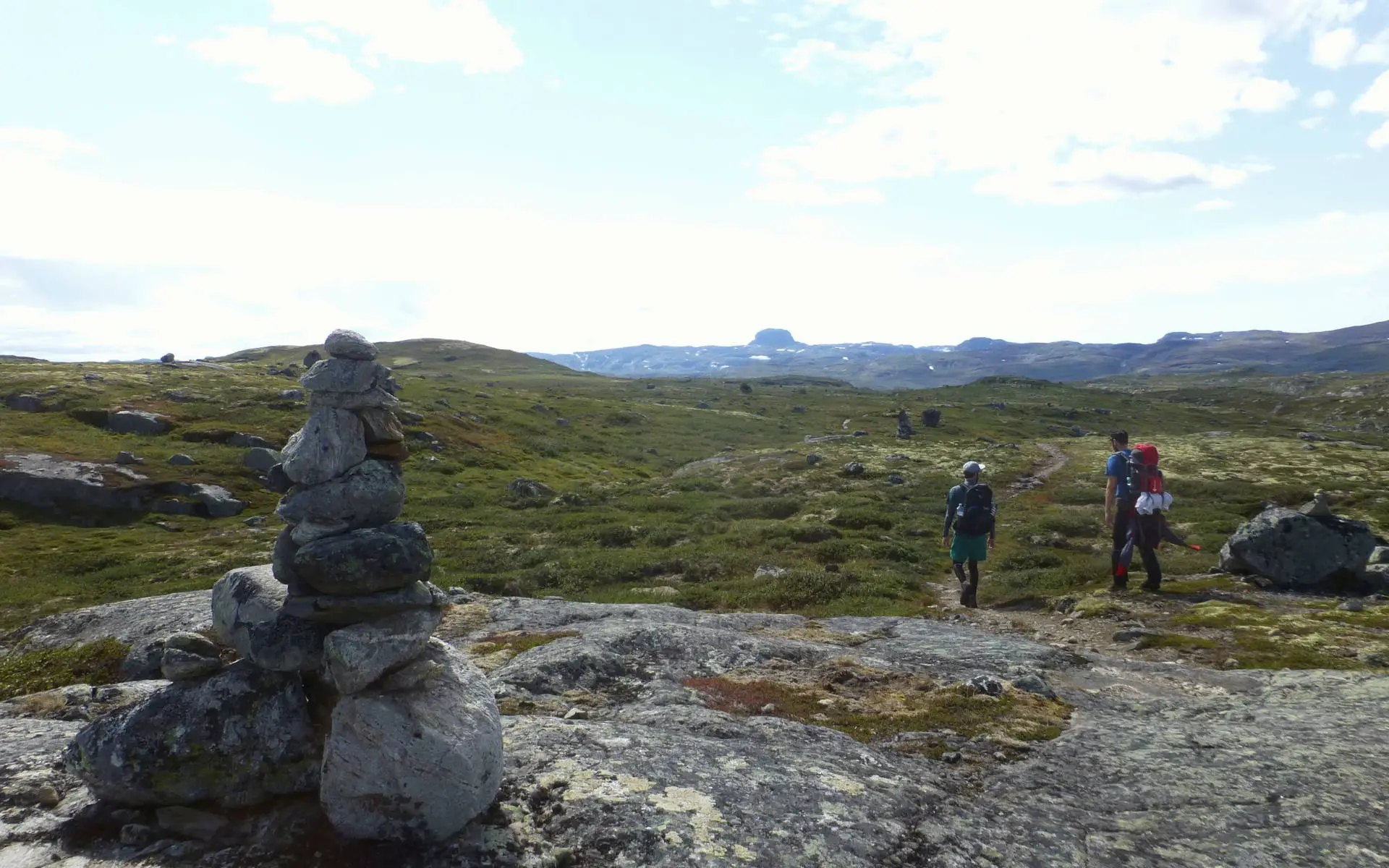 Hüttewanderung durch die Hardangervidda in Norwegen