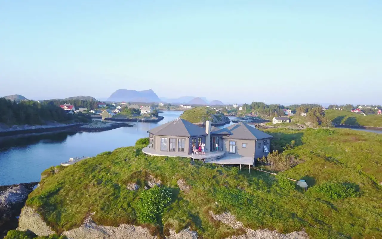 Privatinsel mieten in Norwegen per Airbnb - Bulandet