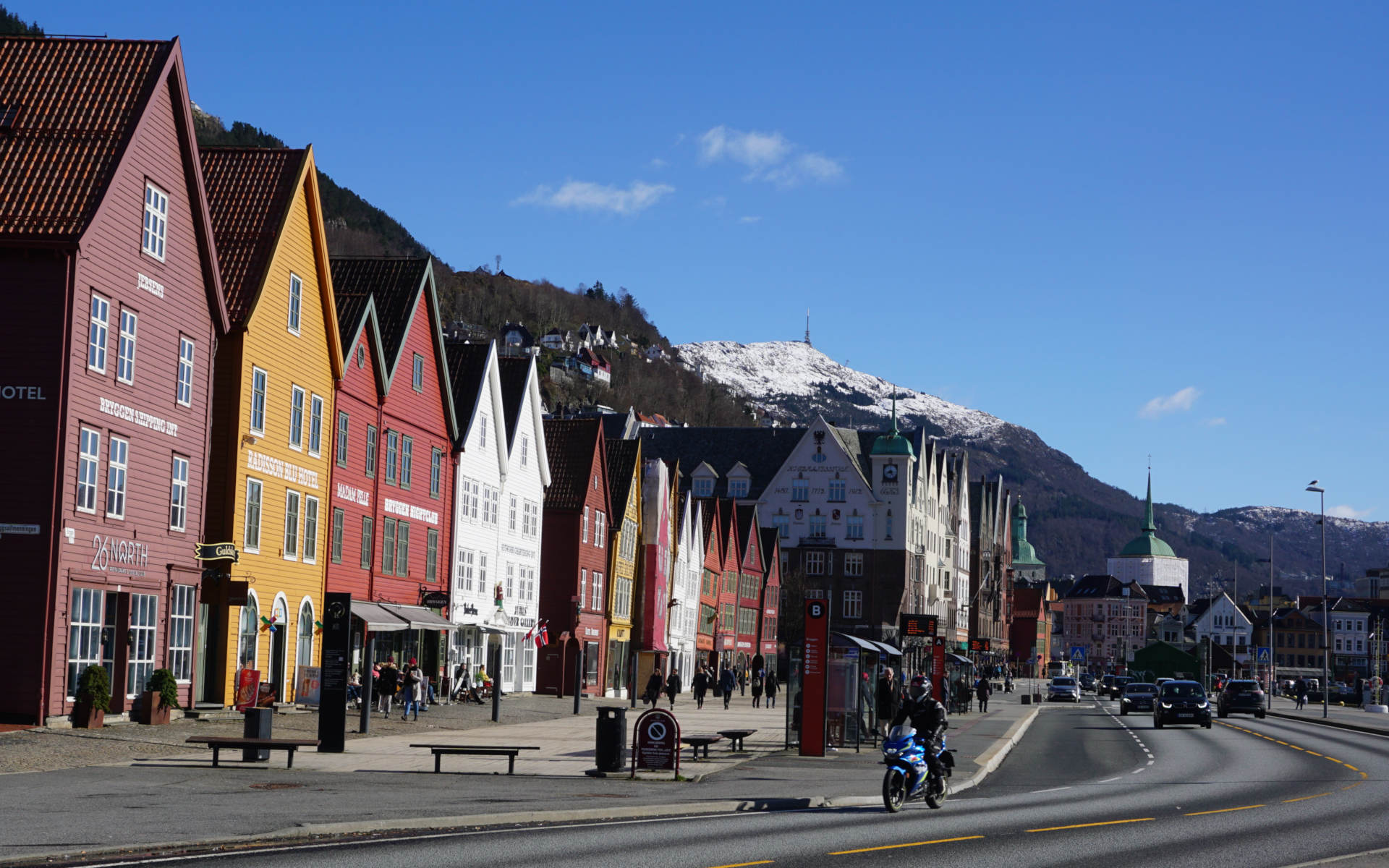 Sehenswürdigkeiten in Bergen, Norwegen + Karte